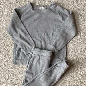 Burt's Bees Kids Gray Ribbed Set (size 5t)